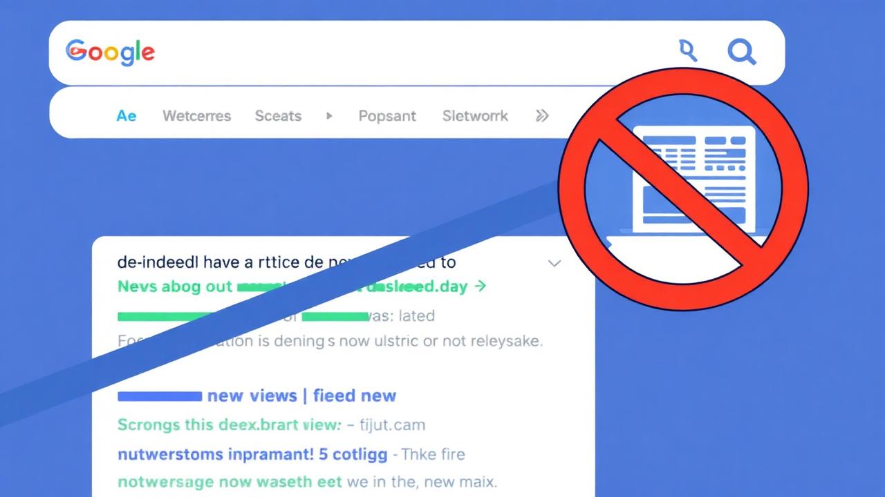 News Article De-Indexing (Google)